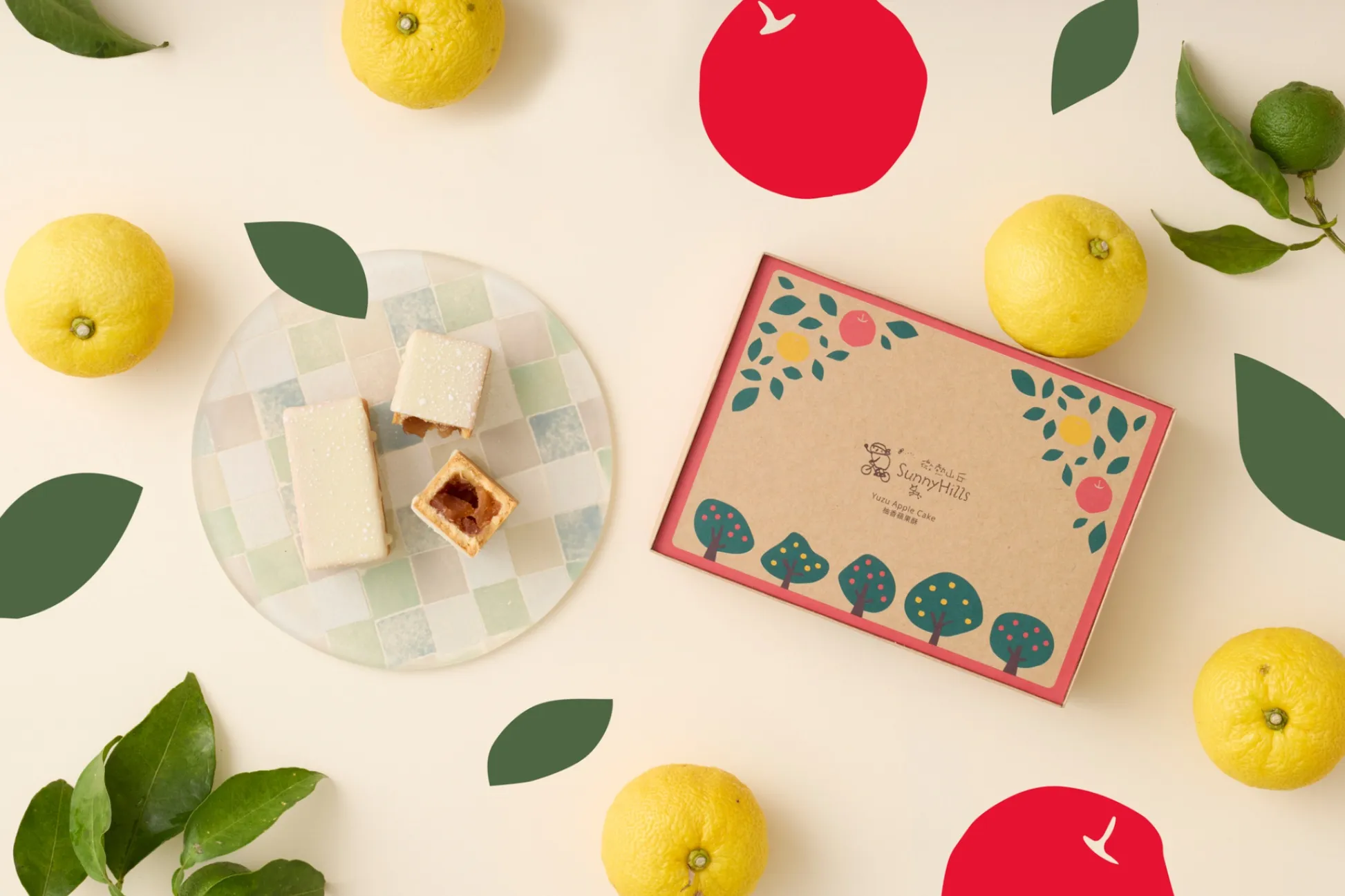 台湾スイーツブランド「サニーヒルズ」りんごとゆずが香るケーキが登場！
