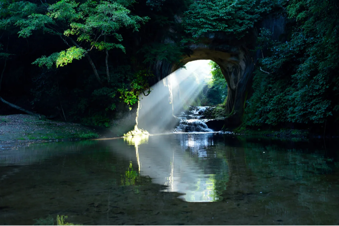 ▲清水渓流広場
