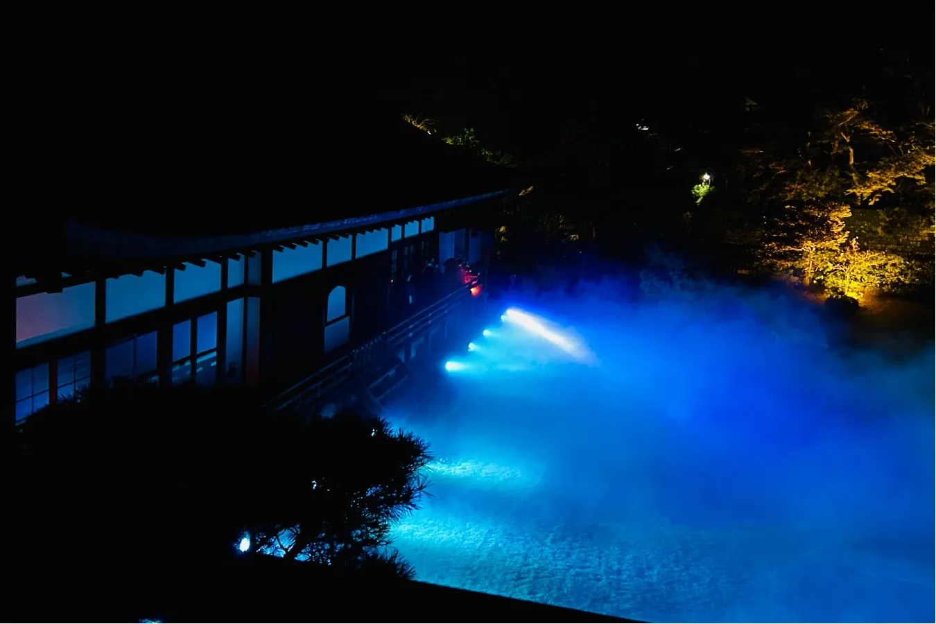 ▲方丈庭園の雲海