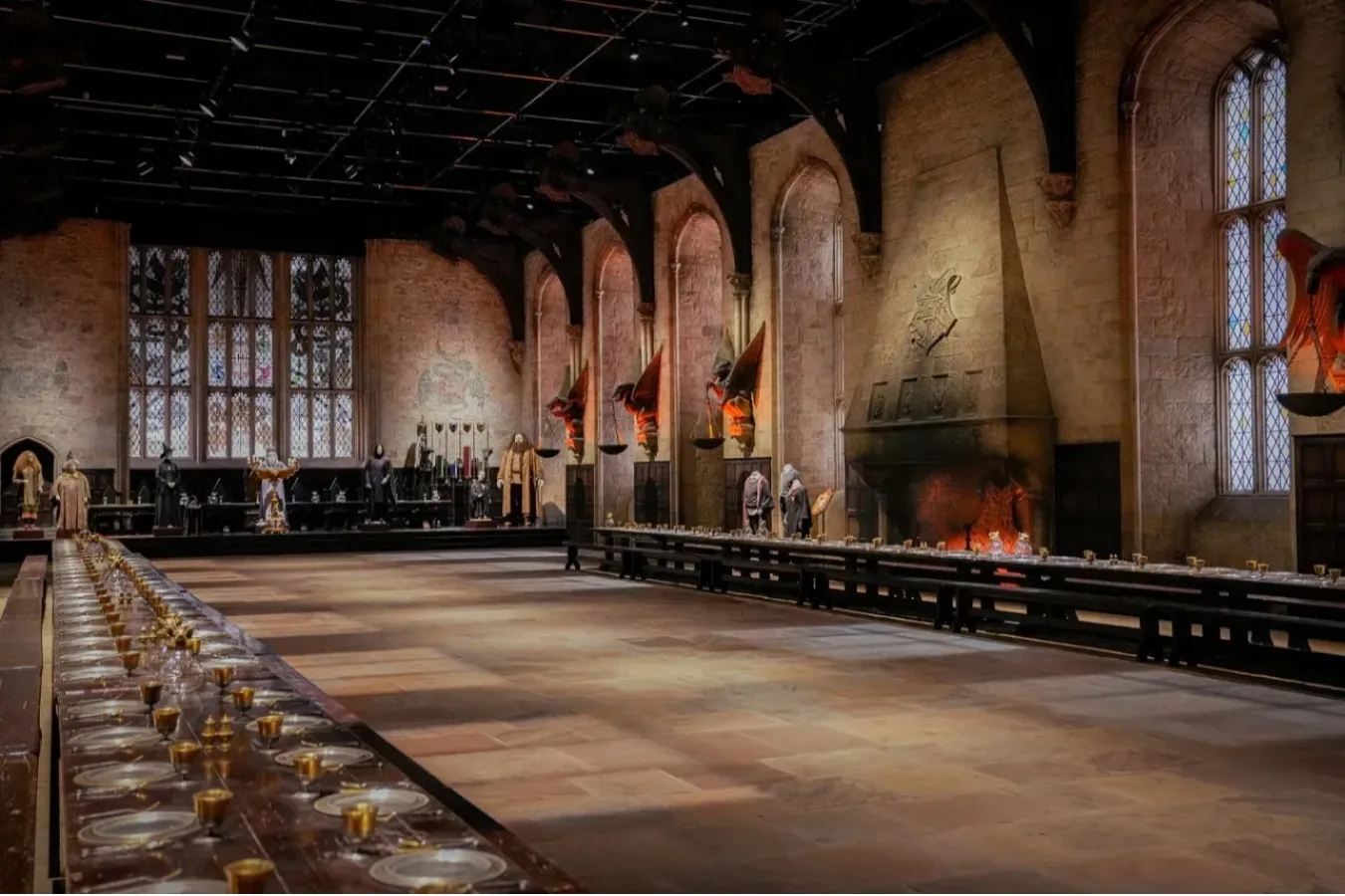 ▲大広間（Warner Bros. Studio Tour Tokyo – The Making of Harry Potter.）