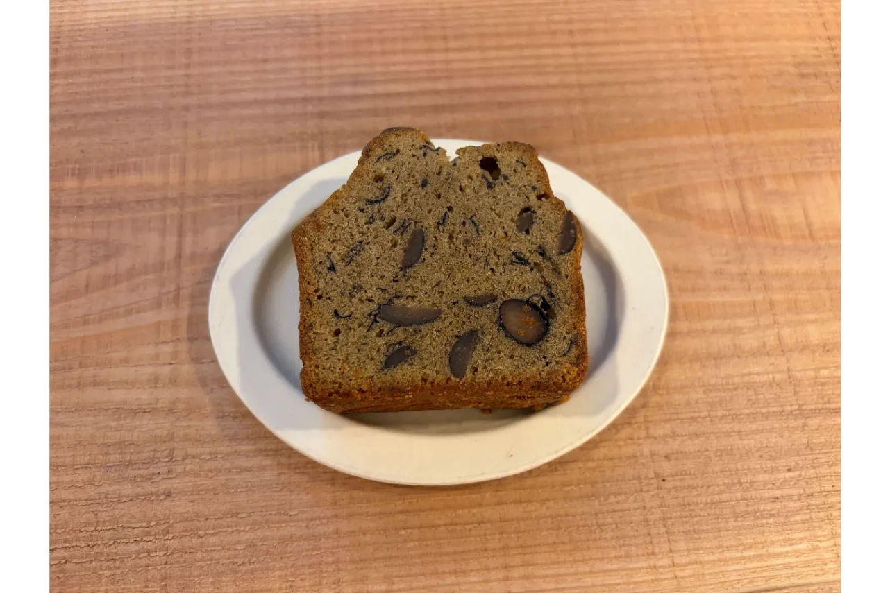 ▲「黒豆とほうじ茶パウンドケーキ」