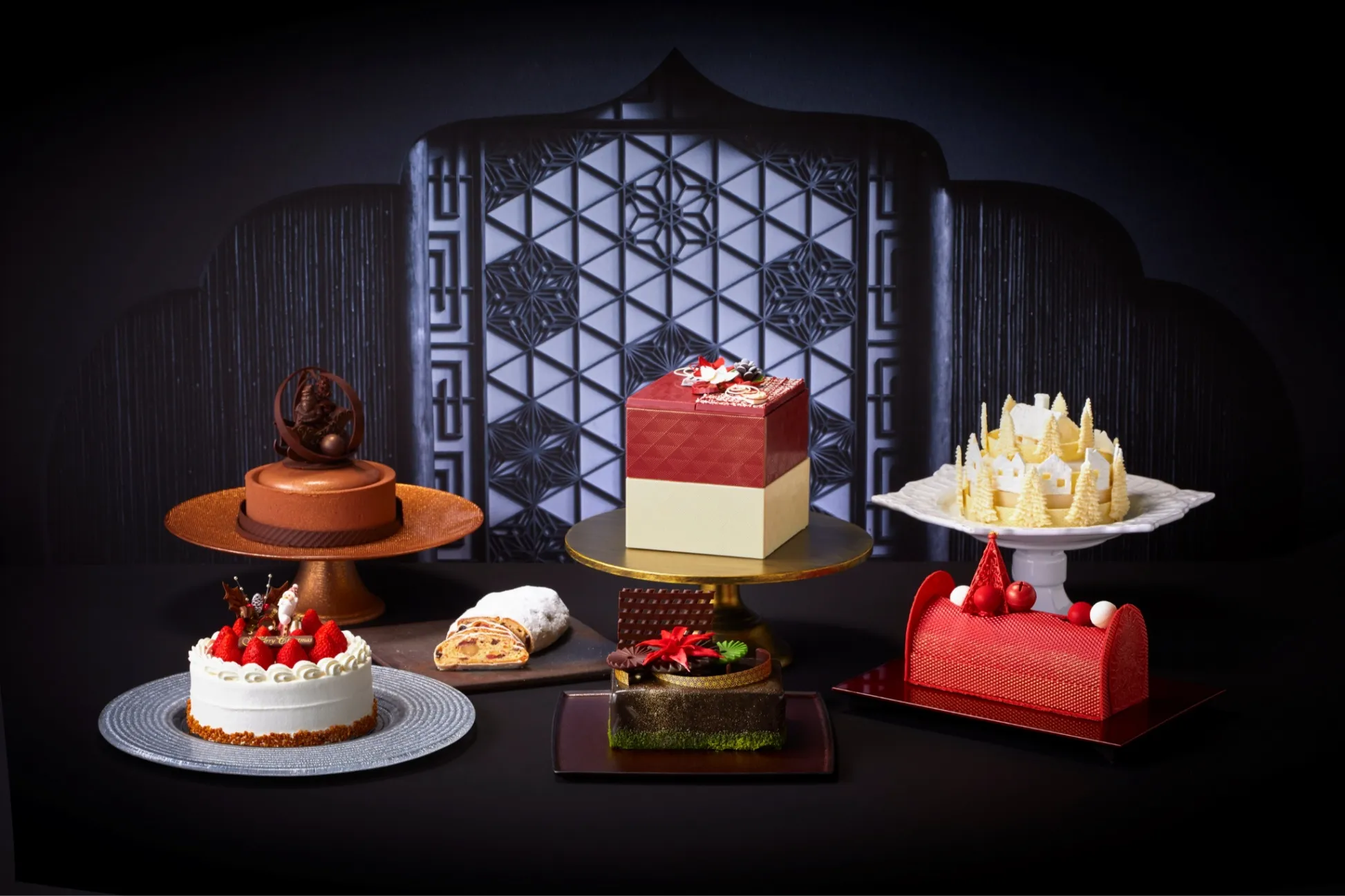 【ホテル雅叙園東京】“まるでアート”なクリスマスケーキ！玉手箱型のケーキも
