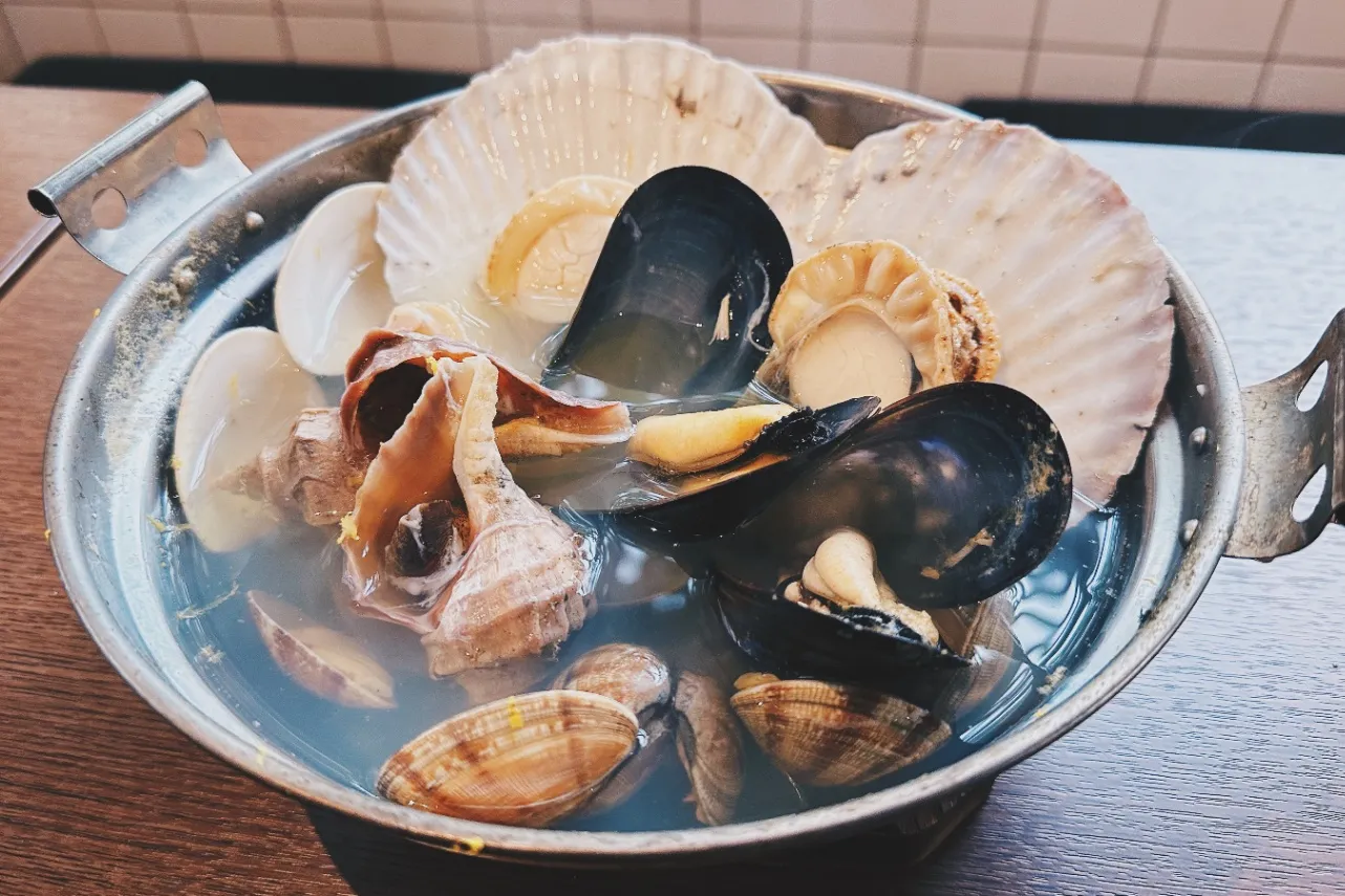 ▲「ゆず香るWAKASUの貝風呂」