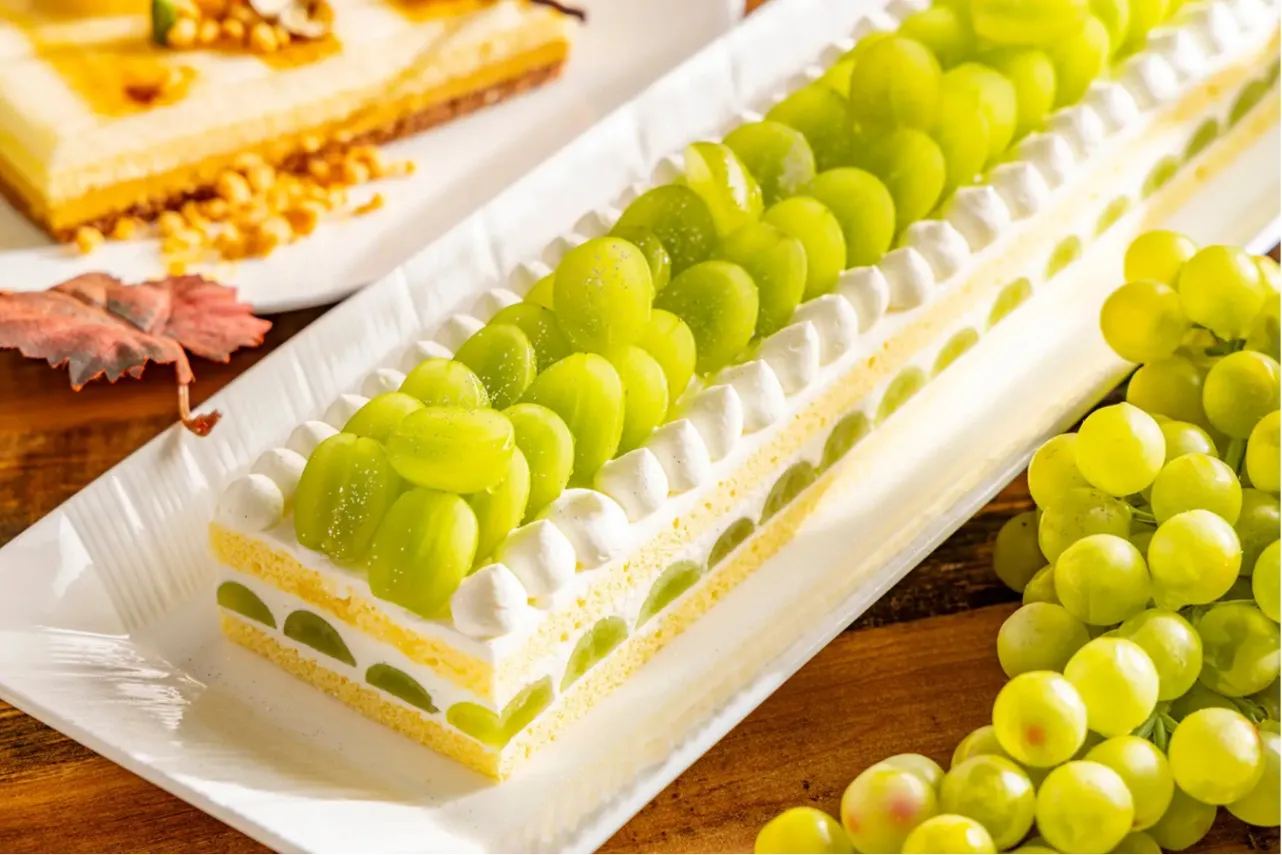 ▲「シャインマスカットのショートケーキ」