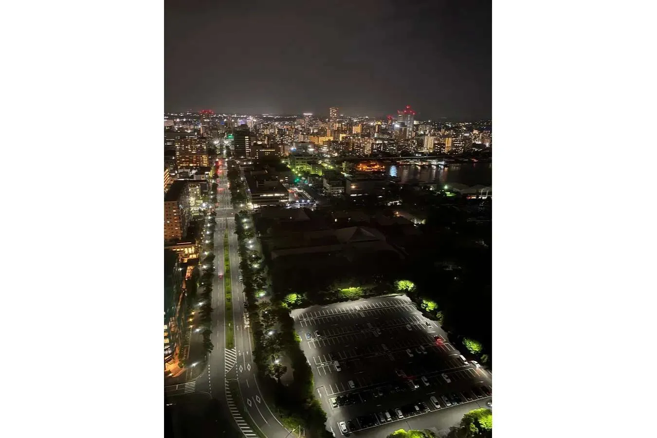 ▲展望フロアからの眺め_千葉市夜景