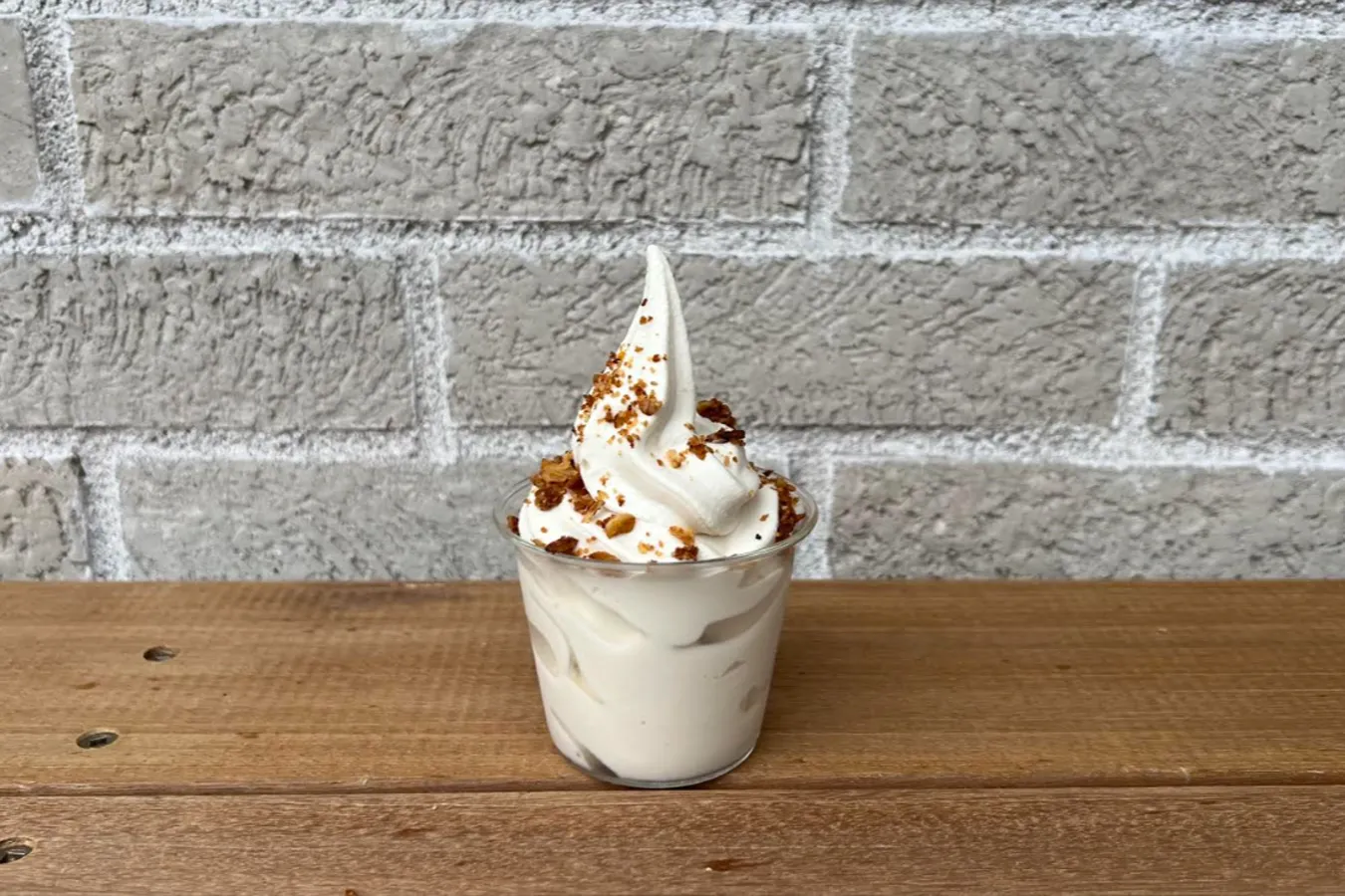 ▲「甘酒ソフトクリーム」