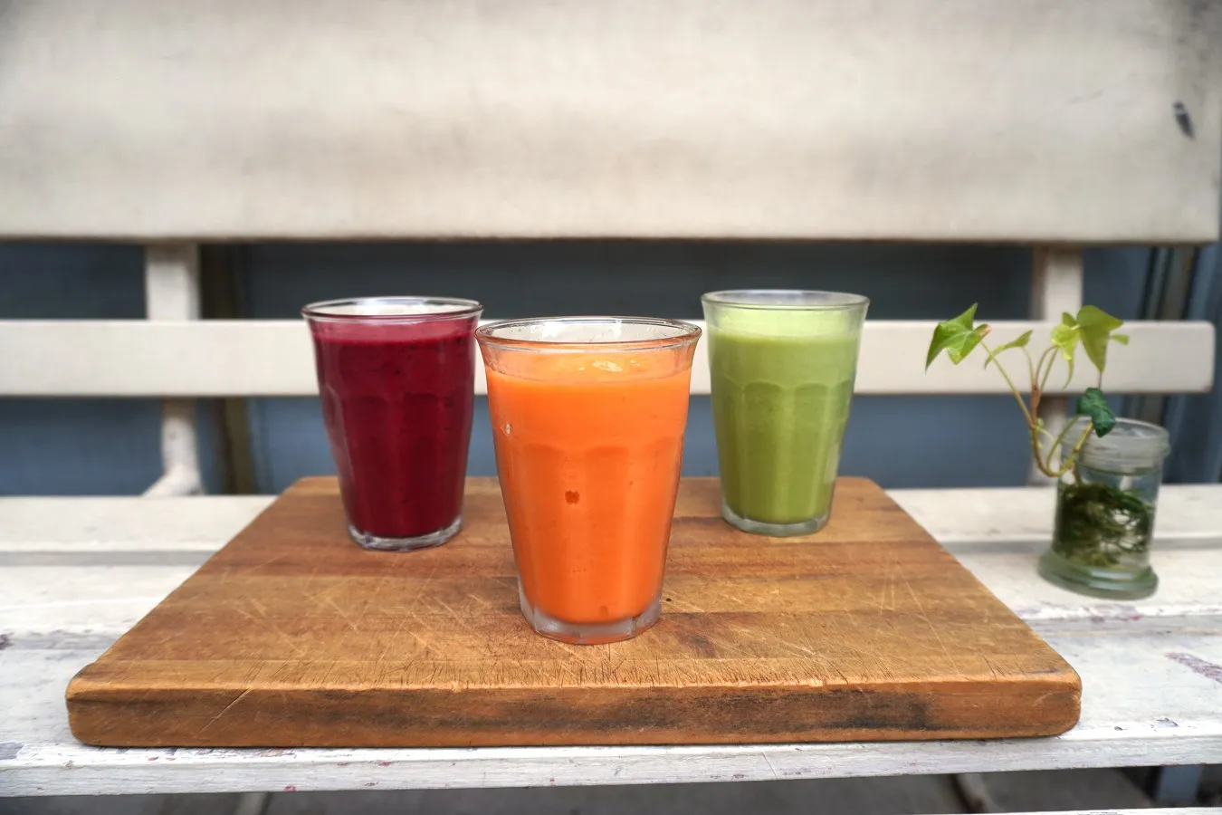 ▲各種スムージー（一例）