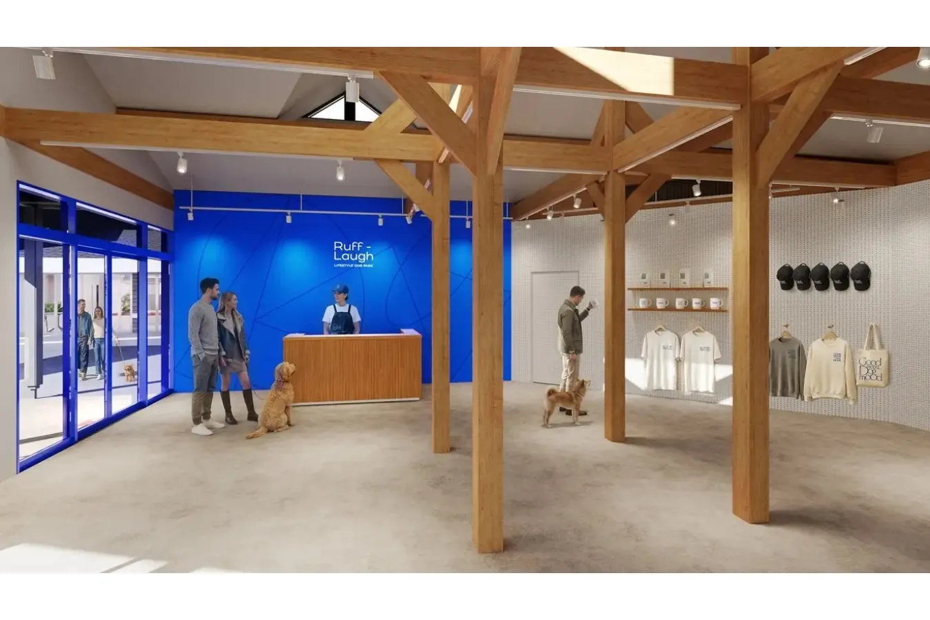 複合型ドッグリゾート「ラフラフ千葉」千葉県茂原市に誕生！プライベートドッグラン付き客室_3513947