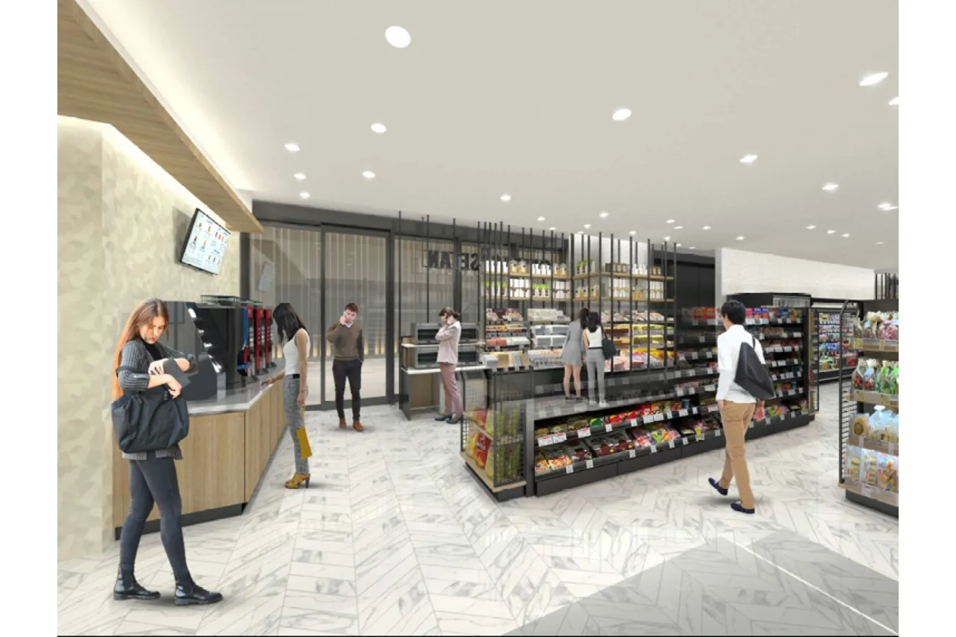 「クイーンズ伊勢丹」の新業態店が浜松町にオープン！コーヒーコーナーやカスタム弁当の販売も_2947925