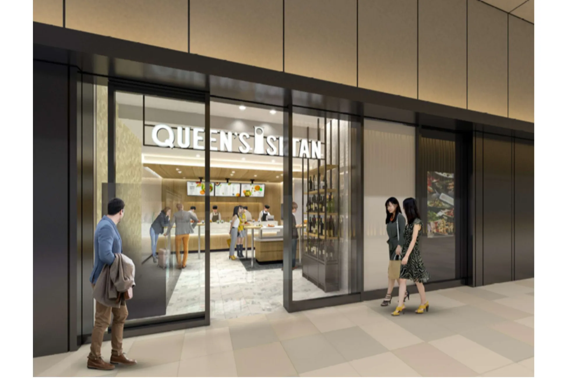 「クイーンズ伊勢丹」の新業態店が浜松町にオープン！コーヒーコーナーやカスタム弁当の販売も
