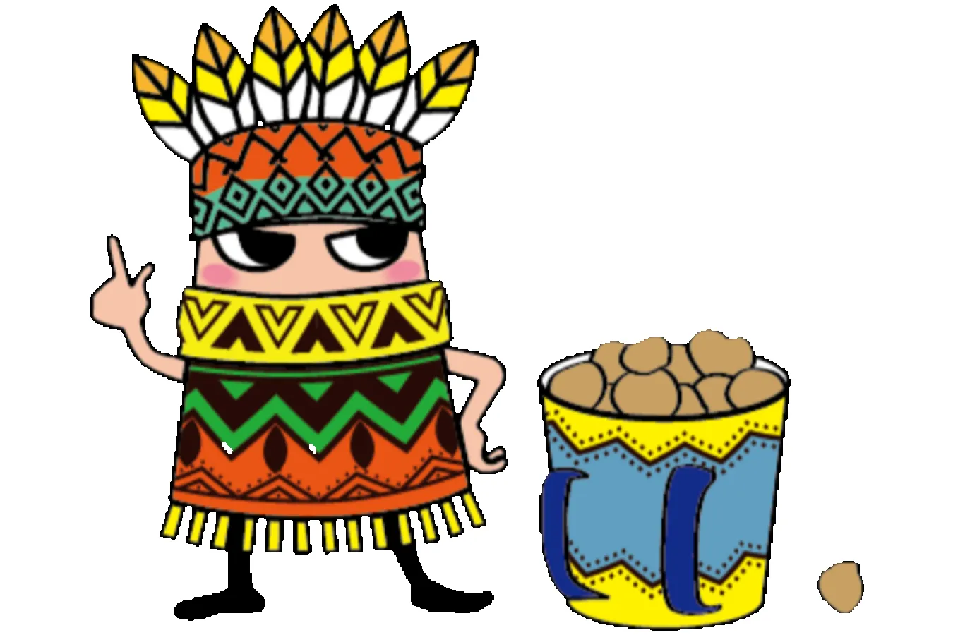 ▲ポテトの神様「ポテ神」