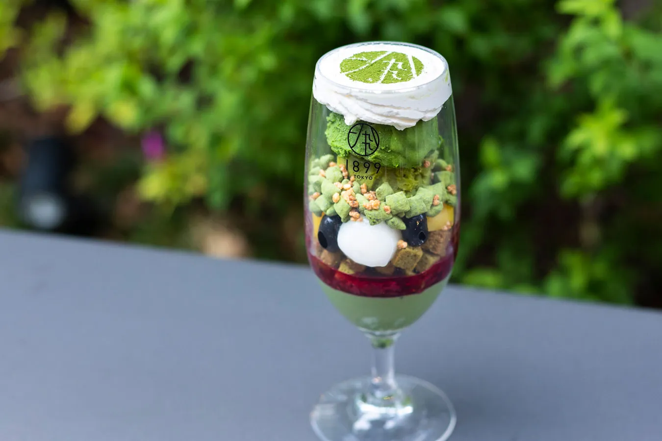 ▲「お茶パフェ」（1,400円）
