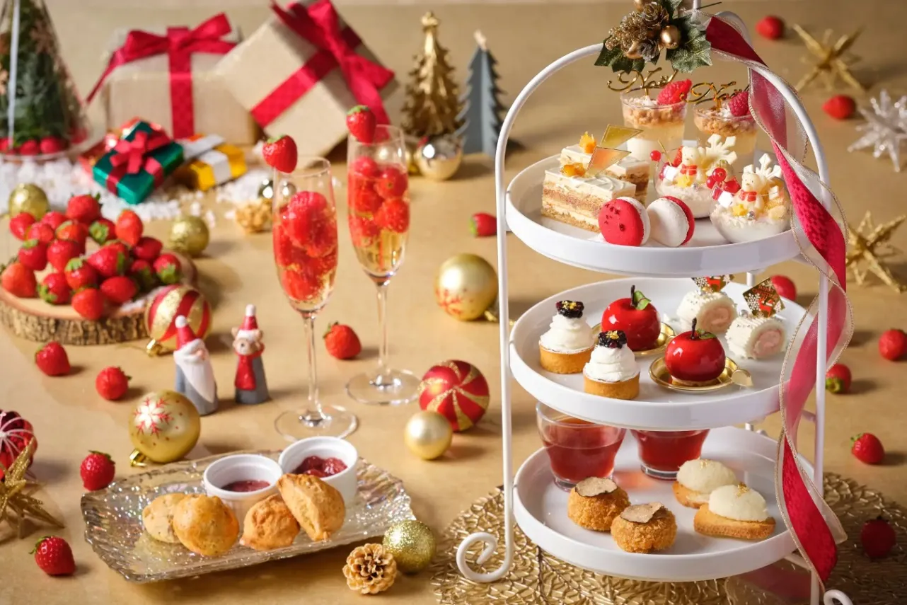 ▲「スノーホワイト アフタヌーンティー～ストロベリークリスマスパーティー～」2名分イメージ