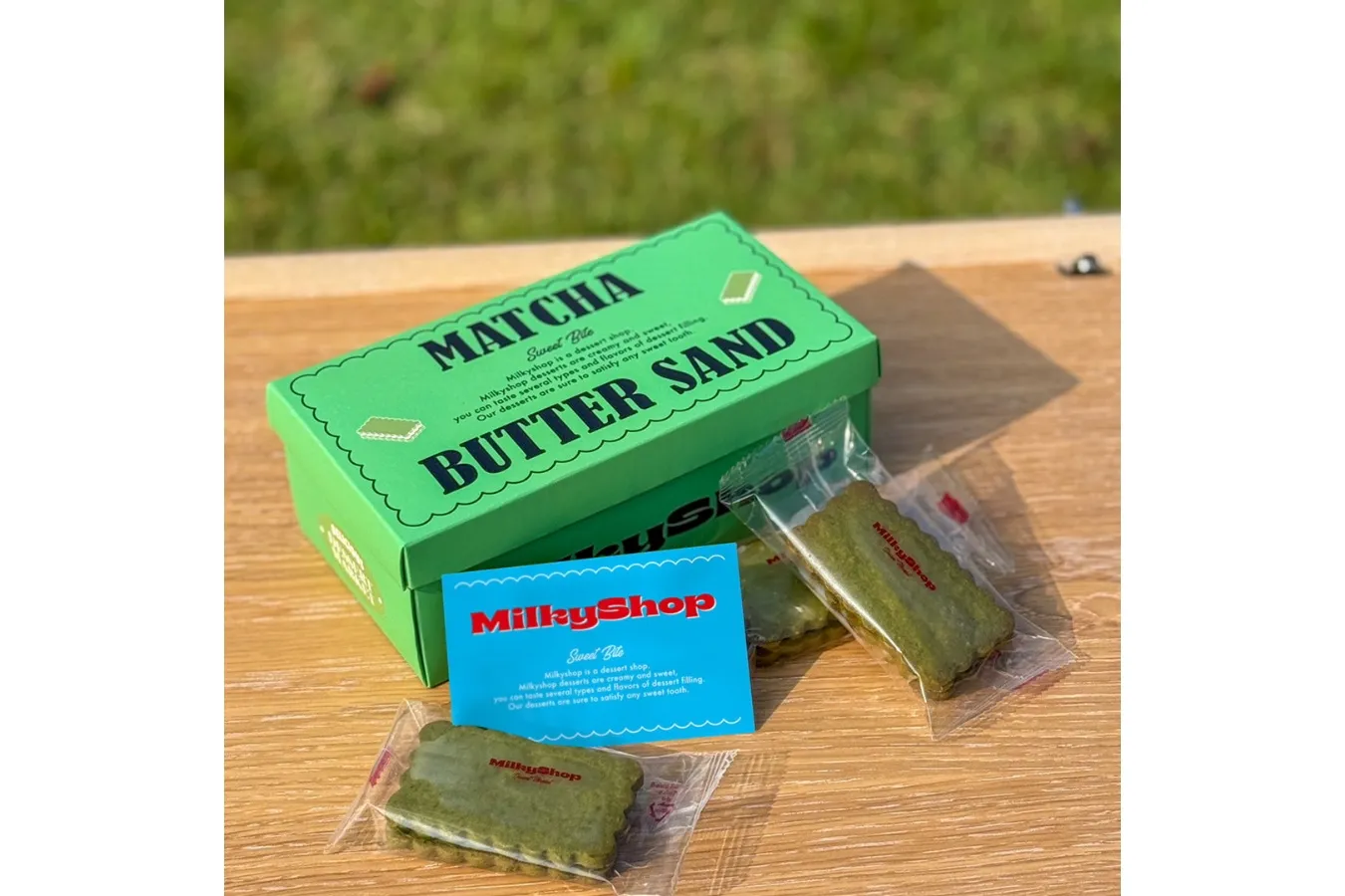 ▲「抹茶 バターサンド」