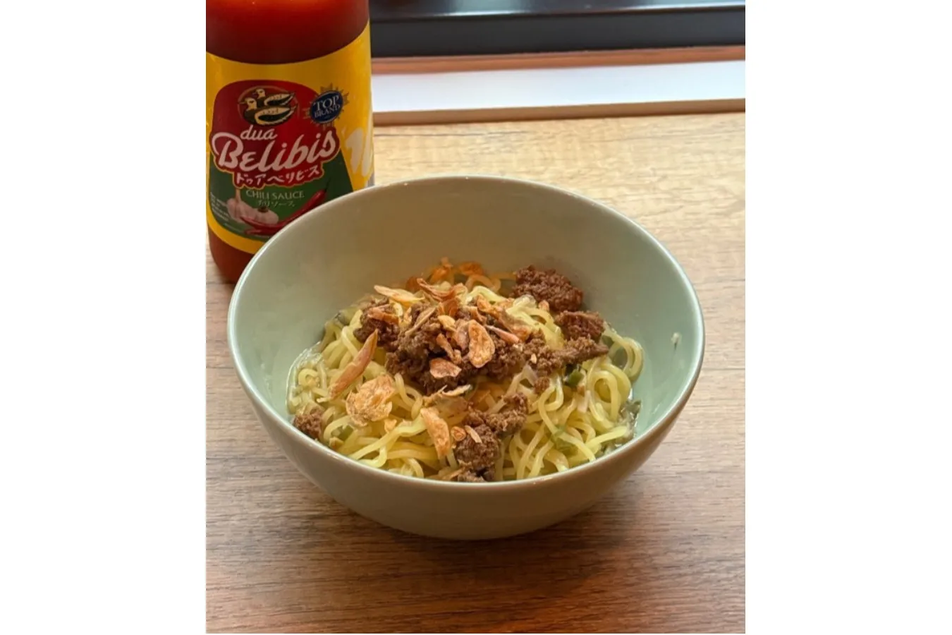 ▲「Rendang Soba（牛肉ココナッツ煮込みのせそば）」