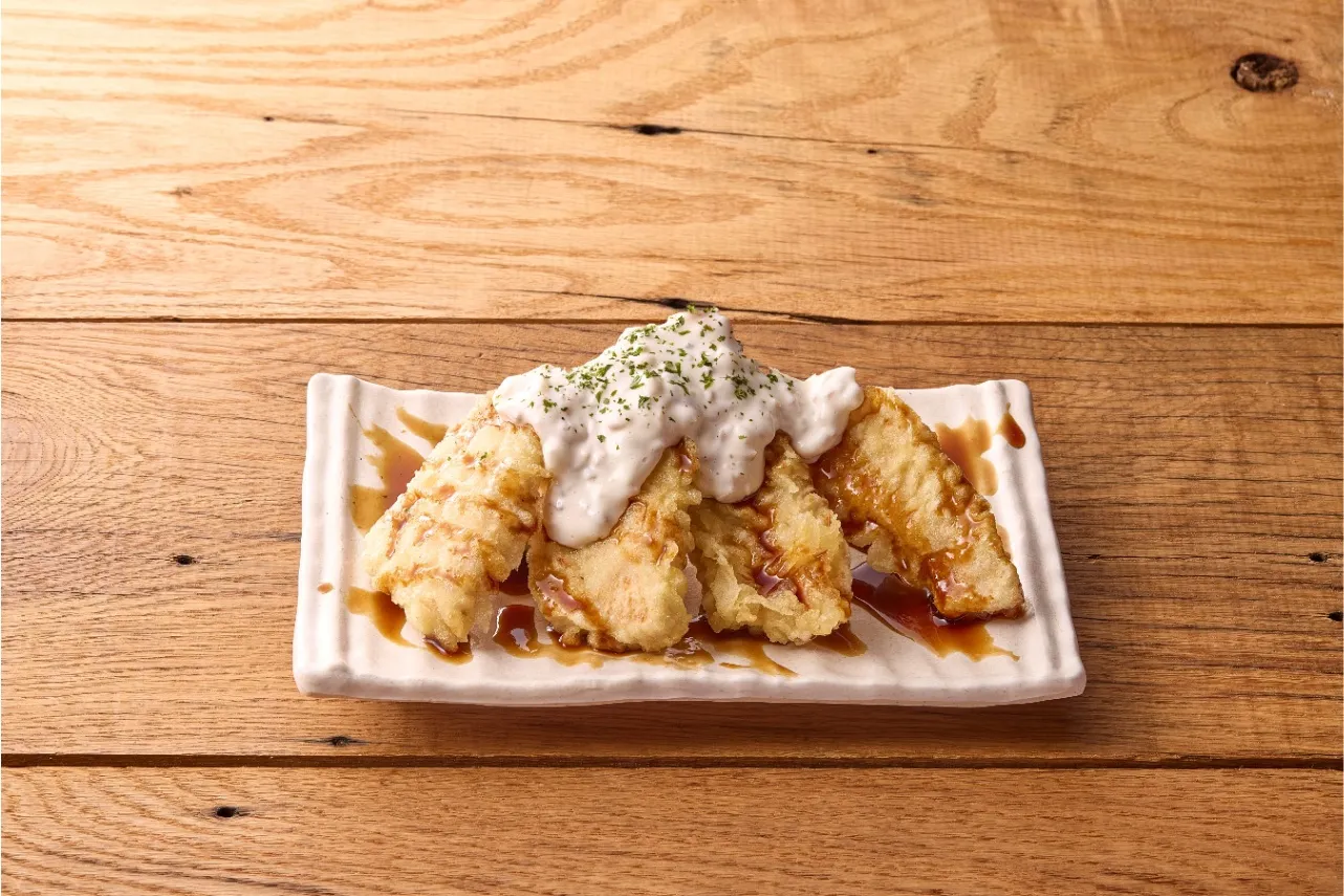 ▲「タル鶏天」