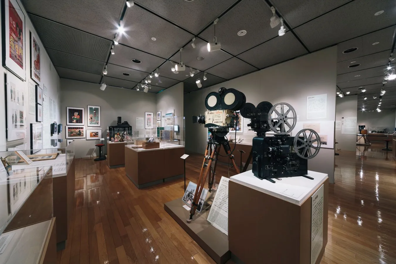 ▲7F 展示室（写真提供：国立映画アーカイブ）