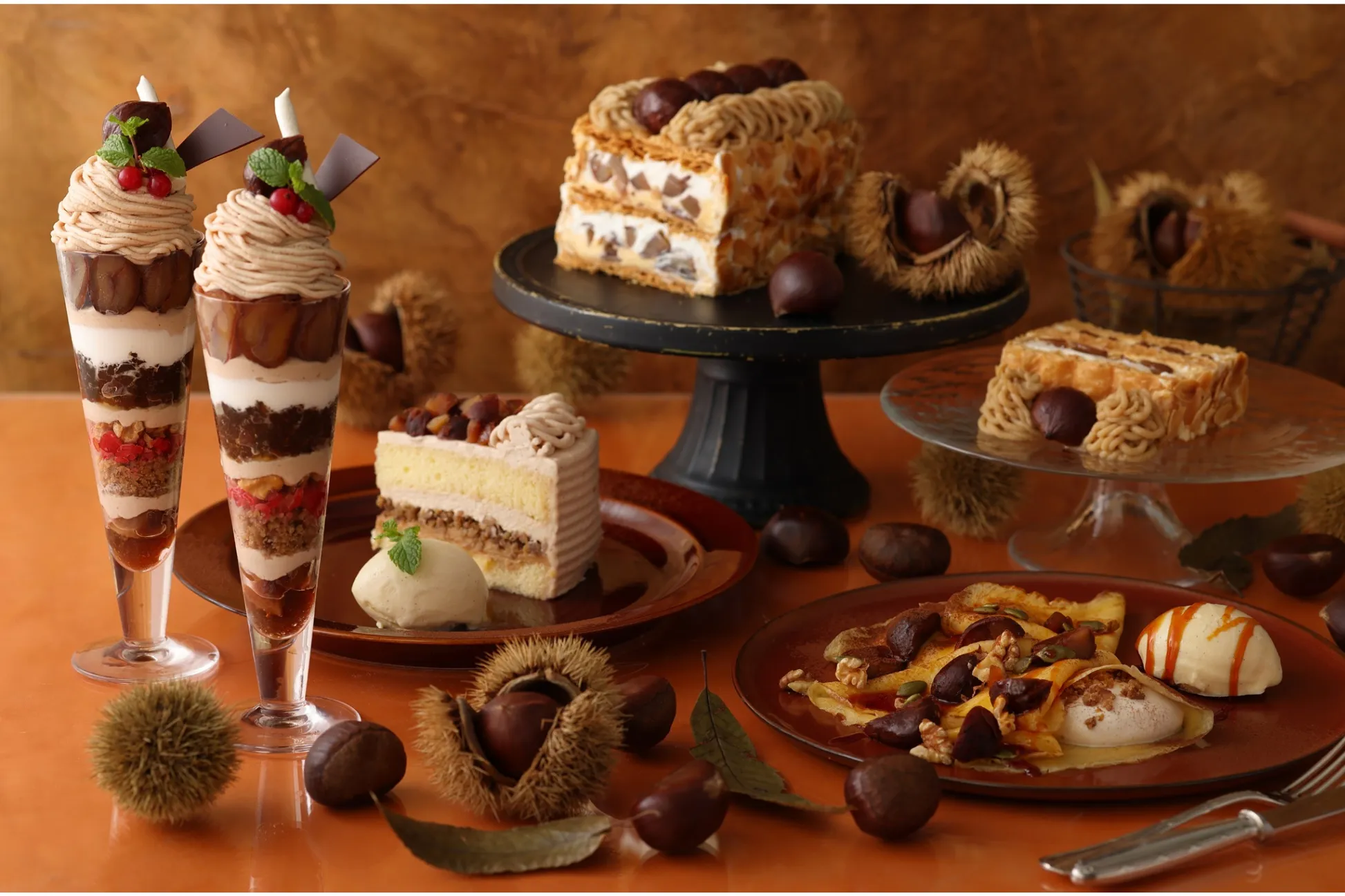 キハチ カフェ】マロンスイーツフェア開催！“モンブラン仕立て”の