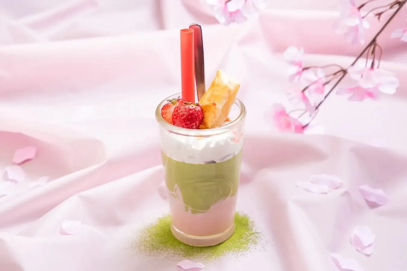 ▲『飲めるチーズケーキ「Matcha Strawberry」』