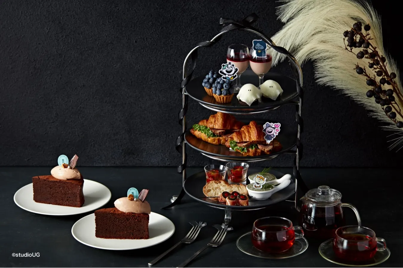 ▲「ハロウィンアフタヌーンティー」RITUEL CAFÉ ルミネ新宿店