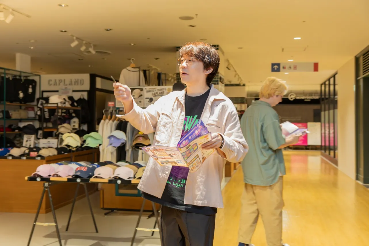 三四郎が早解きバトルに挑戦！リアル謎解きゲームの舞台"錦糸町PARCO・楽天地"を巡る！_4014912