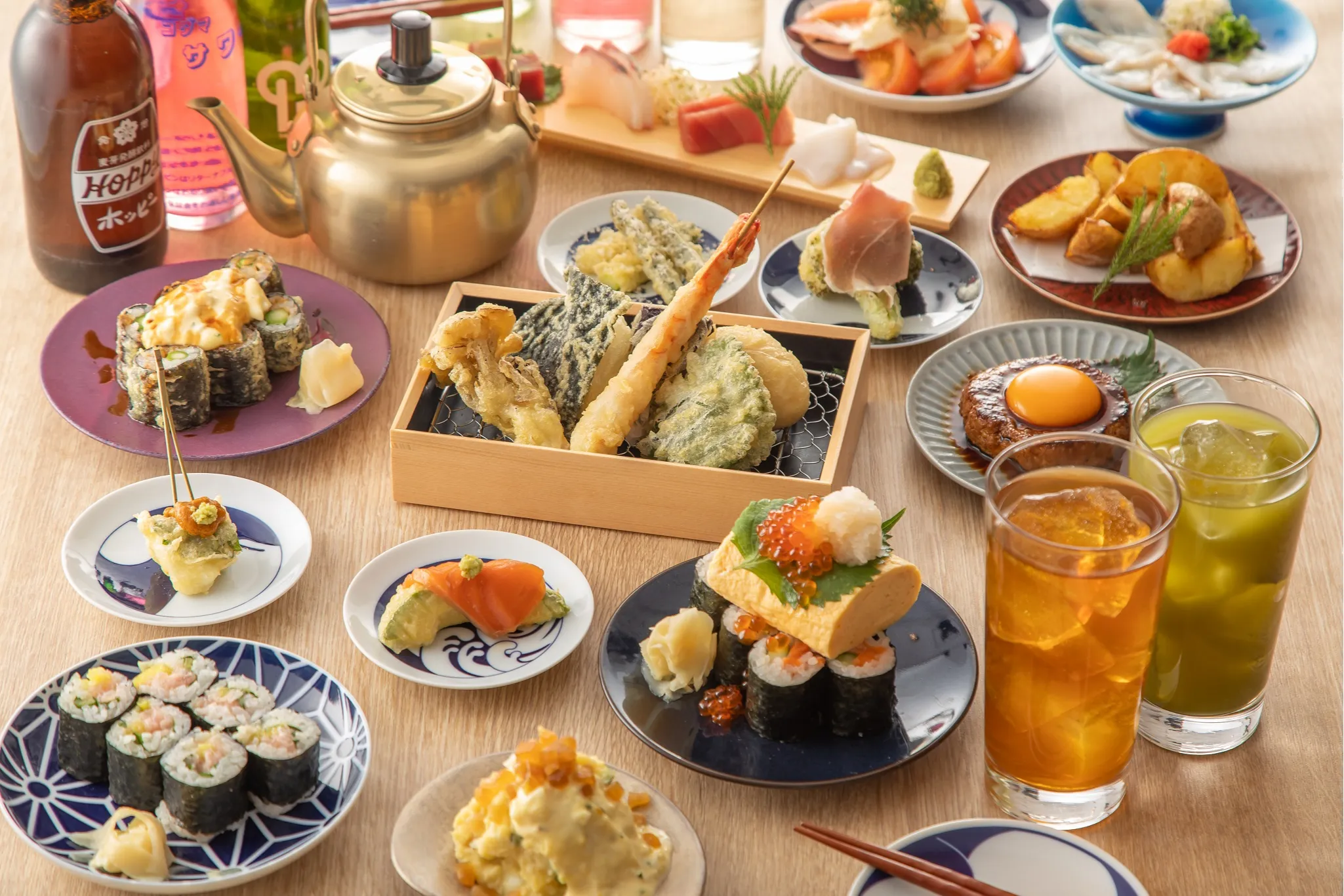 焼酎が60分飲み放題！銀座コリドー街に「蛇口焼酎酒場 ぎん天」誕生