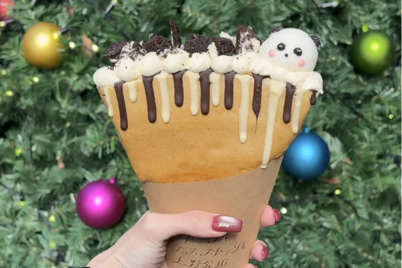 「クレープとエスプレッソと」上野公園にオープン！ここでしか味わえない“パンダクレープ”も