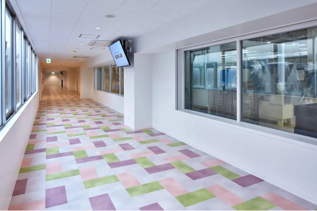 ▲ハイチュウ見学通路