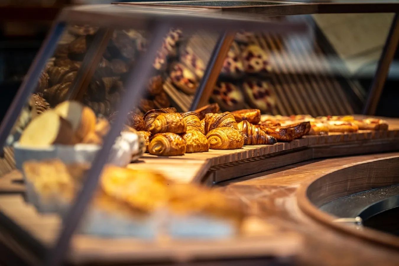 ▲施設名と同じ名前が付けられたベーカリー「bank」