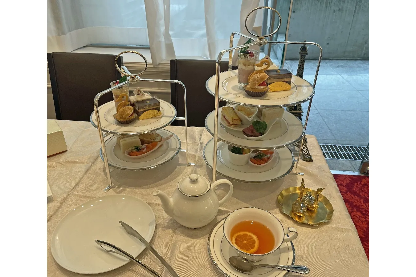 ▲「アフタヌーンティーセット」（左から2段、3段）※編集部撮影