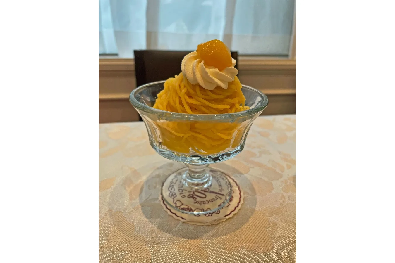 ▲「アイスモンブラン」※編集部撮影