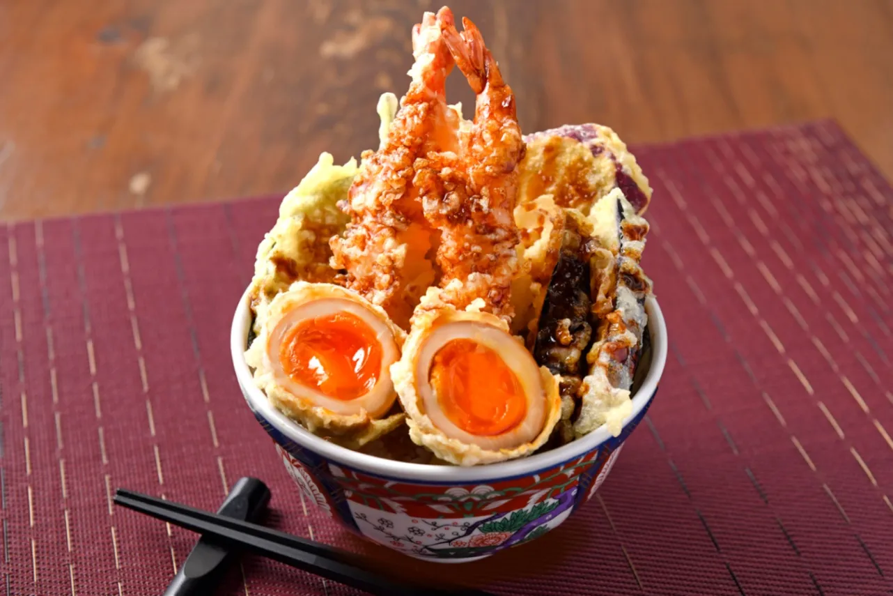 ▲「味玉天丼」
