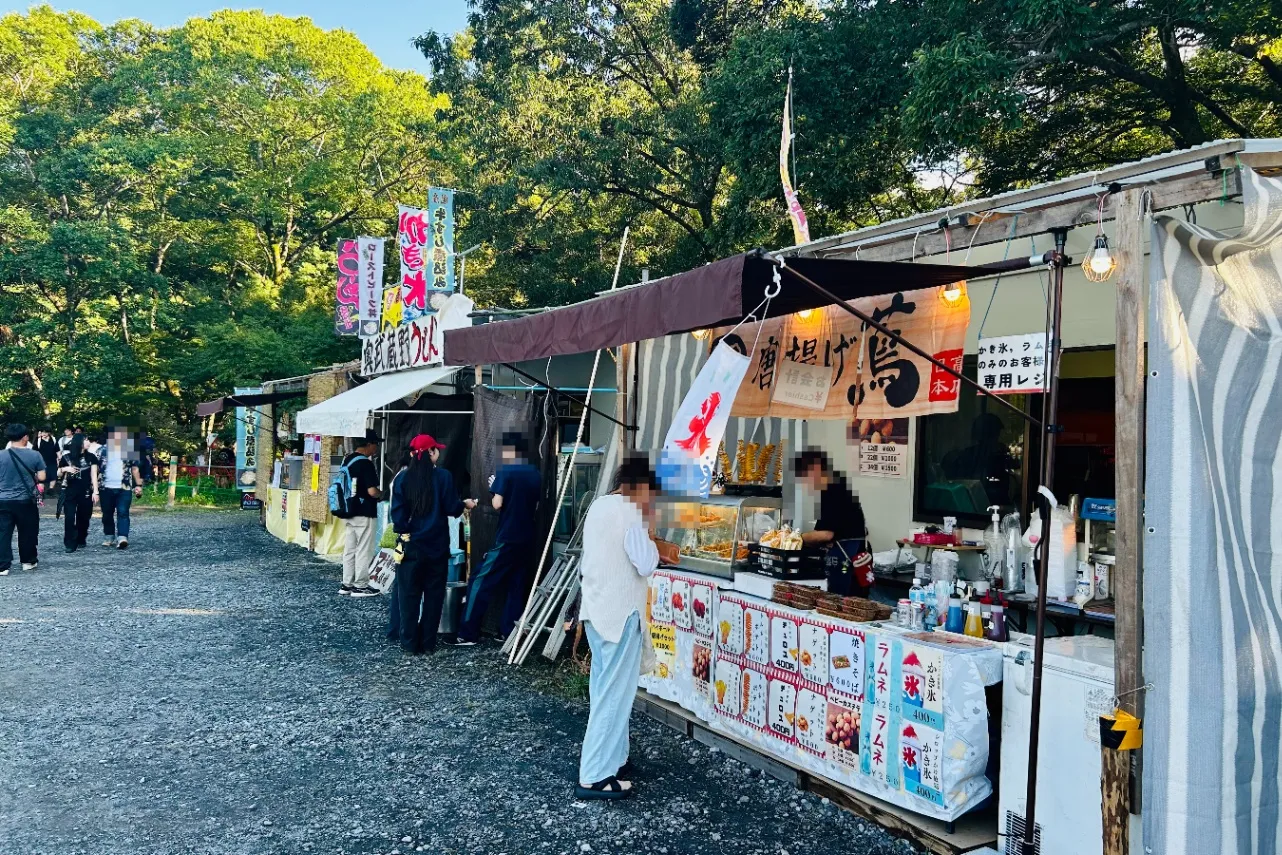 ▲出店の様子