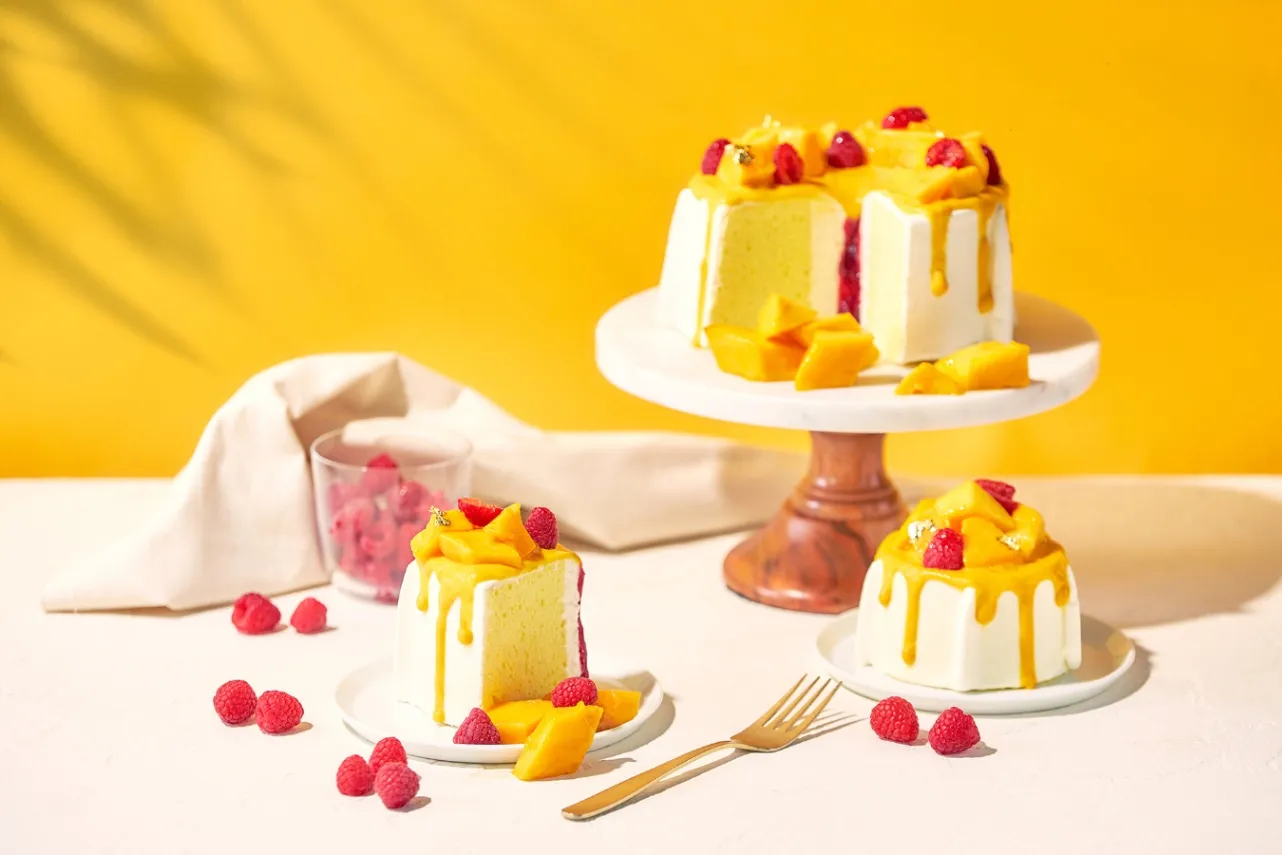 ▲「〜Premium Chiffon Cake〜 マンゴーラズベリー」
