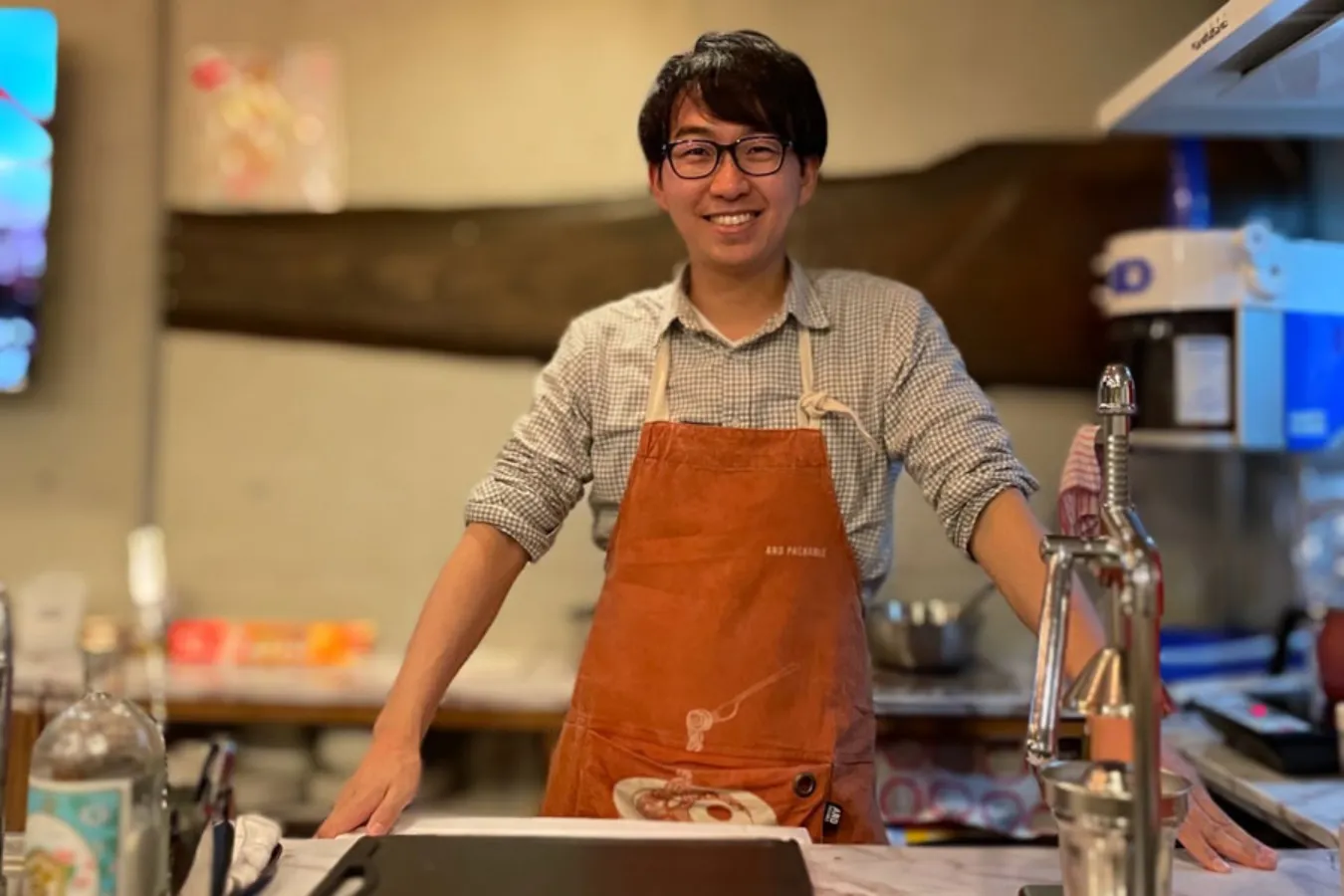 ▲店主の白崎さん