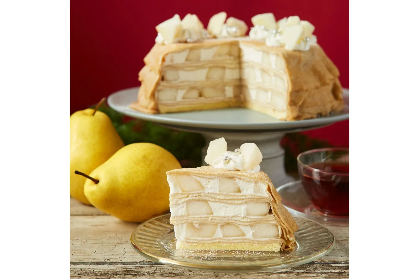 ▲「ル レクチエのミルクレープ」