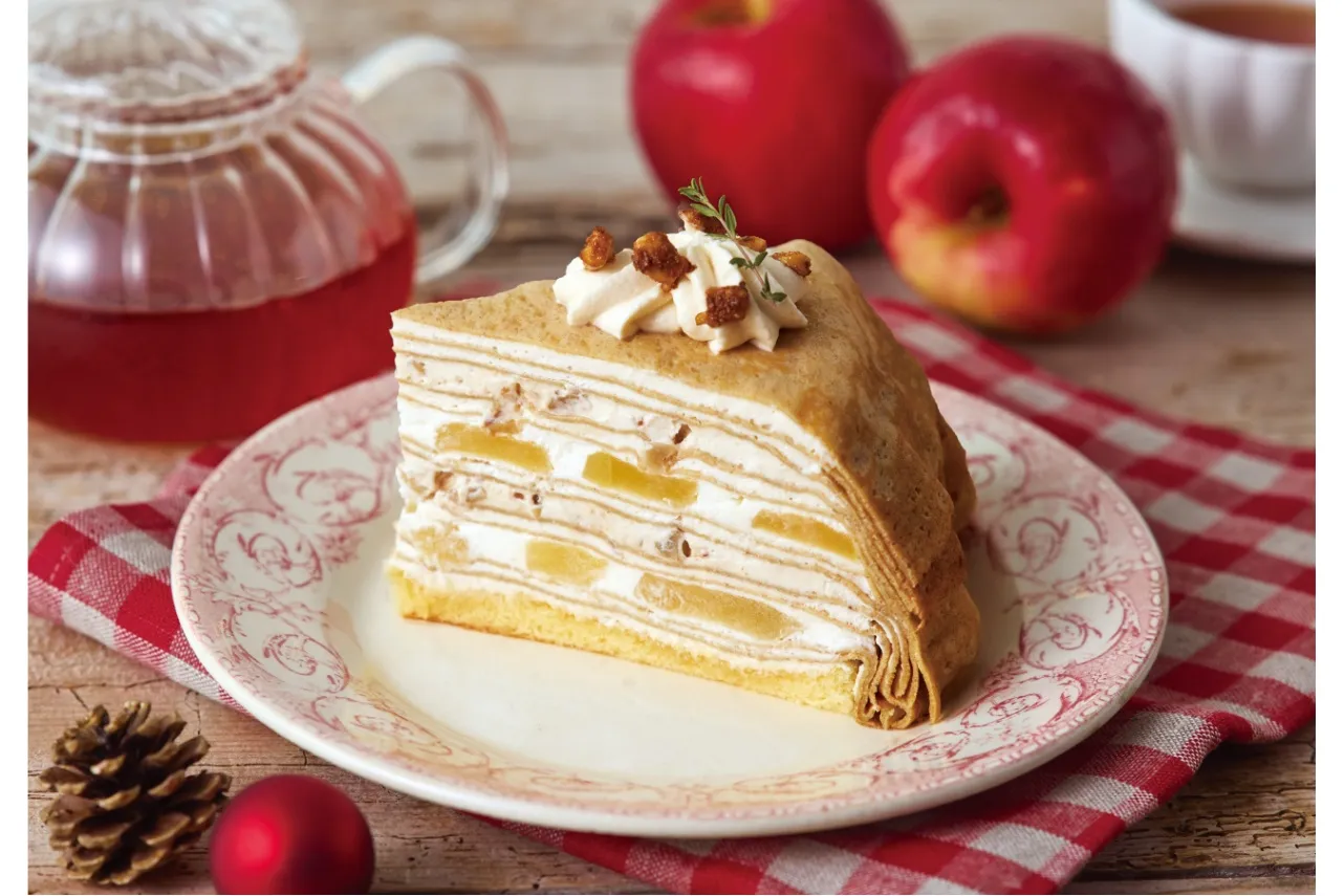 ▲「メープルクリームとりんごのミルクレープ」