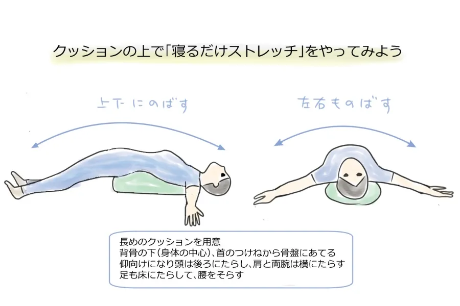 【エステ講師が教える】寒くて背中が丸まってない？寝転びながら20秒でできる超すっきりストレッチ