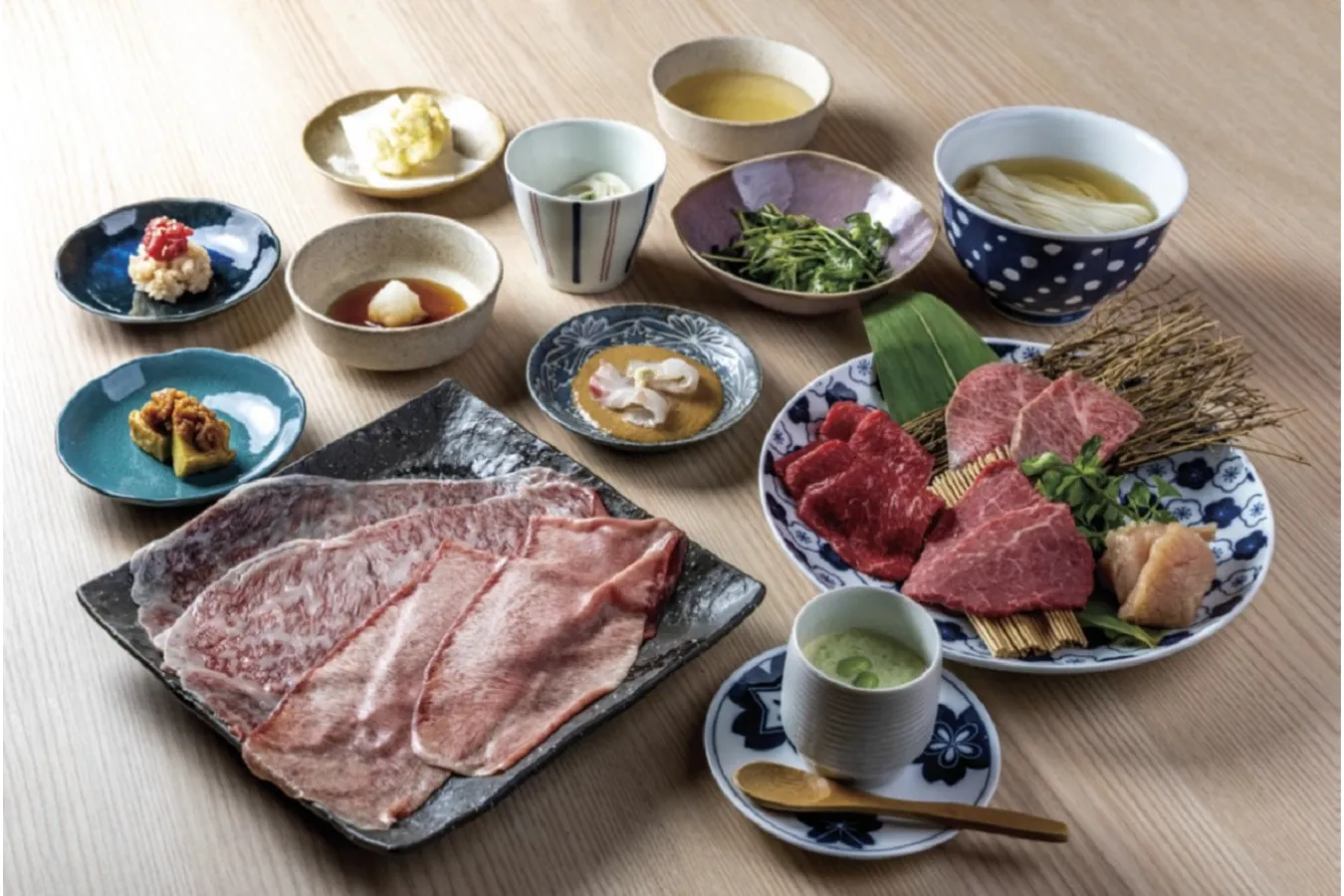 ▲「はし田の肉やきコース」（5,800円）※写真は一例