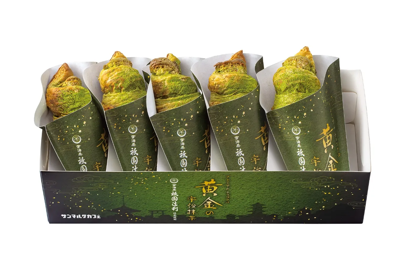 ▲「プレミアムチョコクロ　黄金の宇治抹茶」