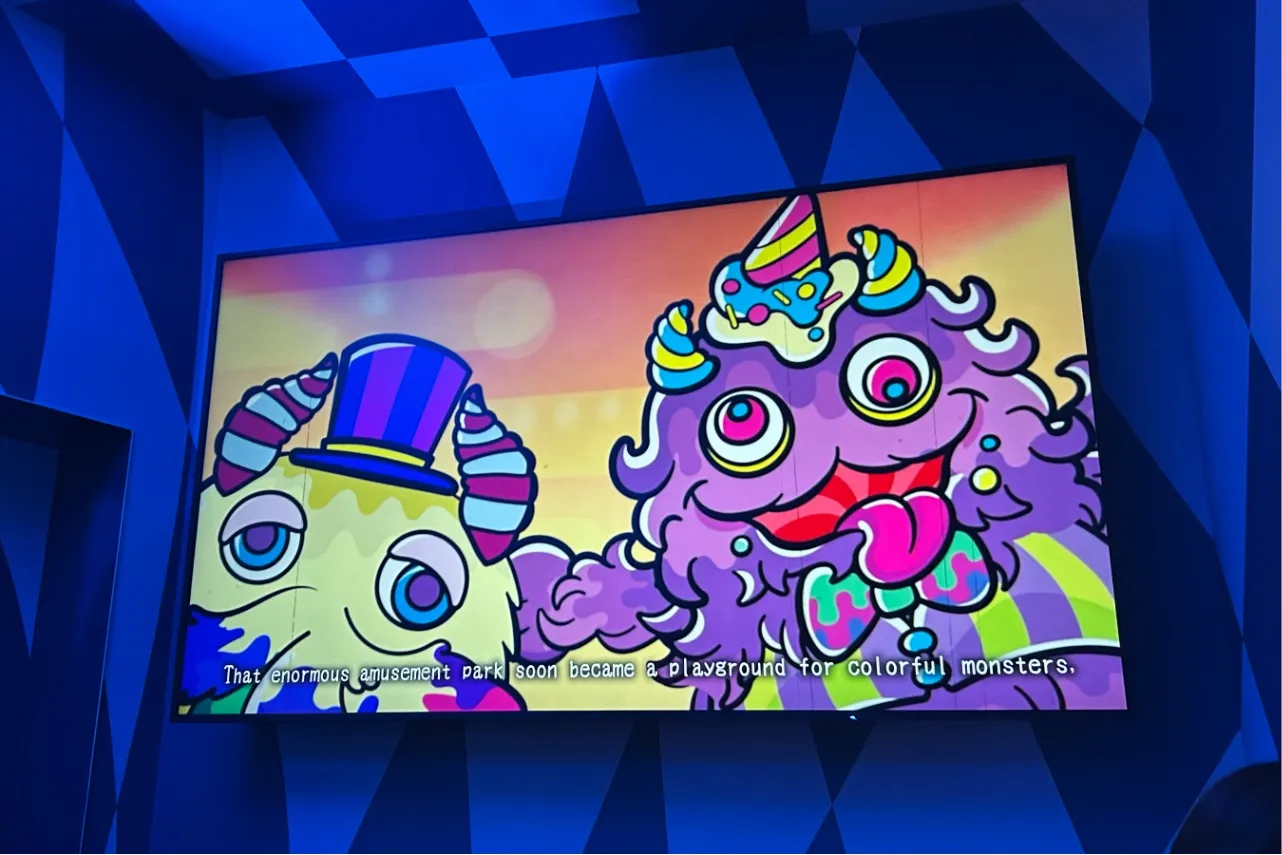 ▲「KAWAII MONSTER LAND」の前段ストーリーを視聴できる