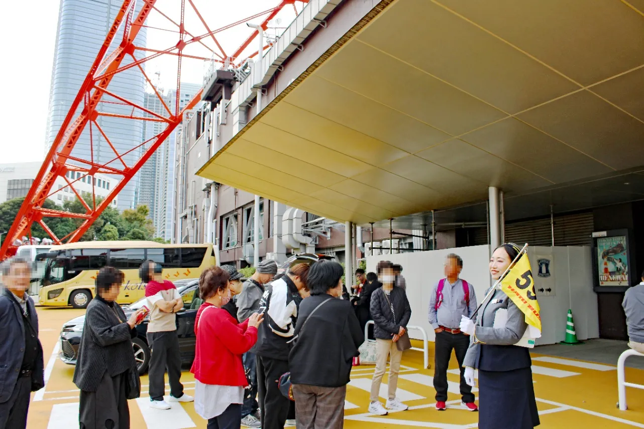▲東京タワーのエントランスにて