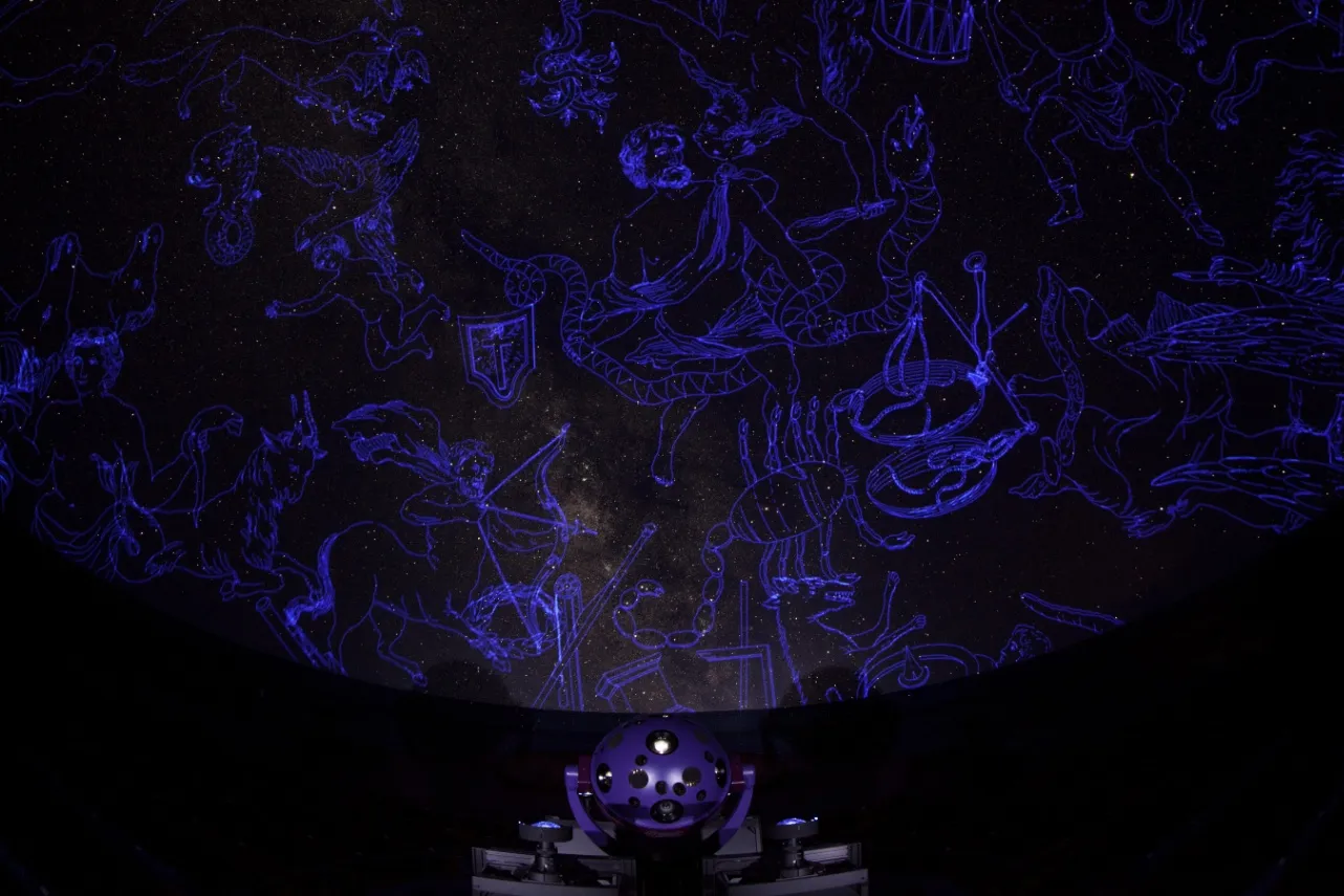 ▲プラネタリウムホール