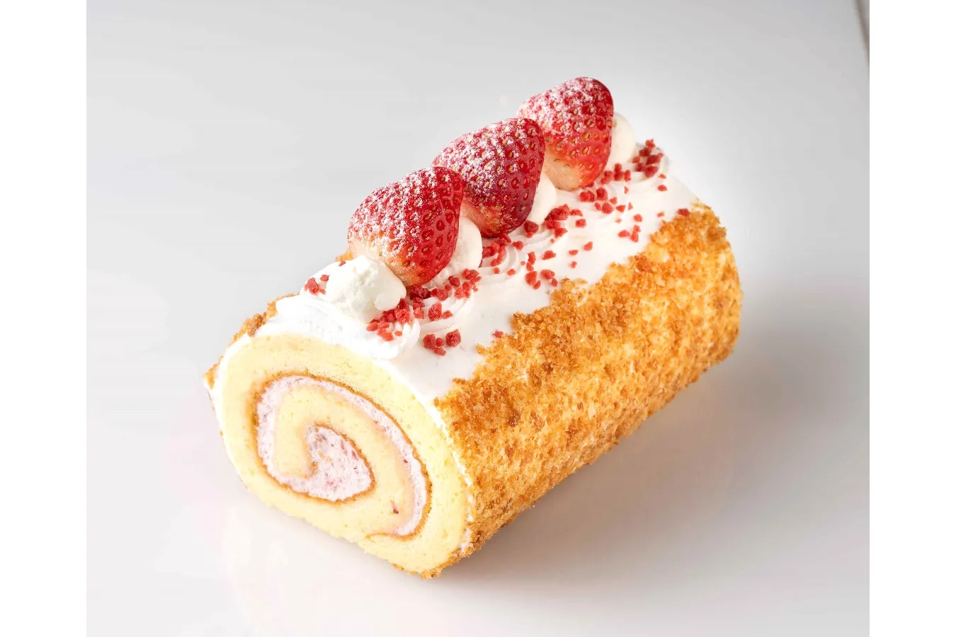▲「苺のロールケーキ」