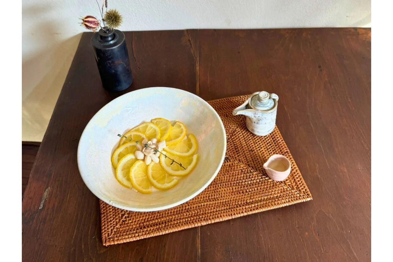 ▲「日月潭紅茶と瀬戸田島レモンの豆花」