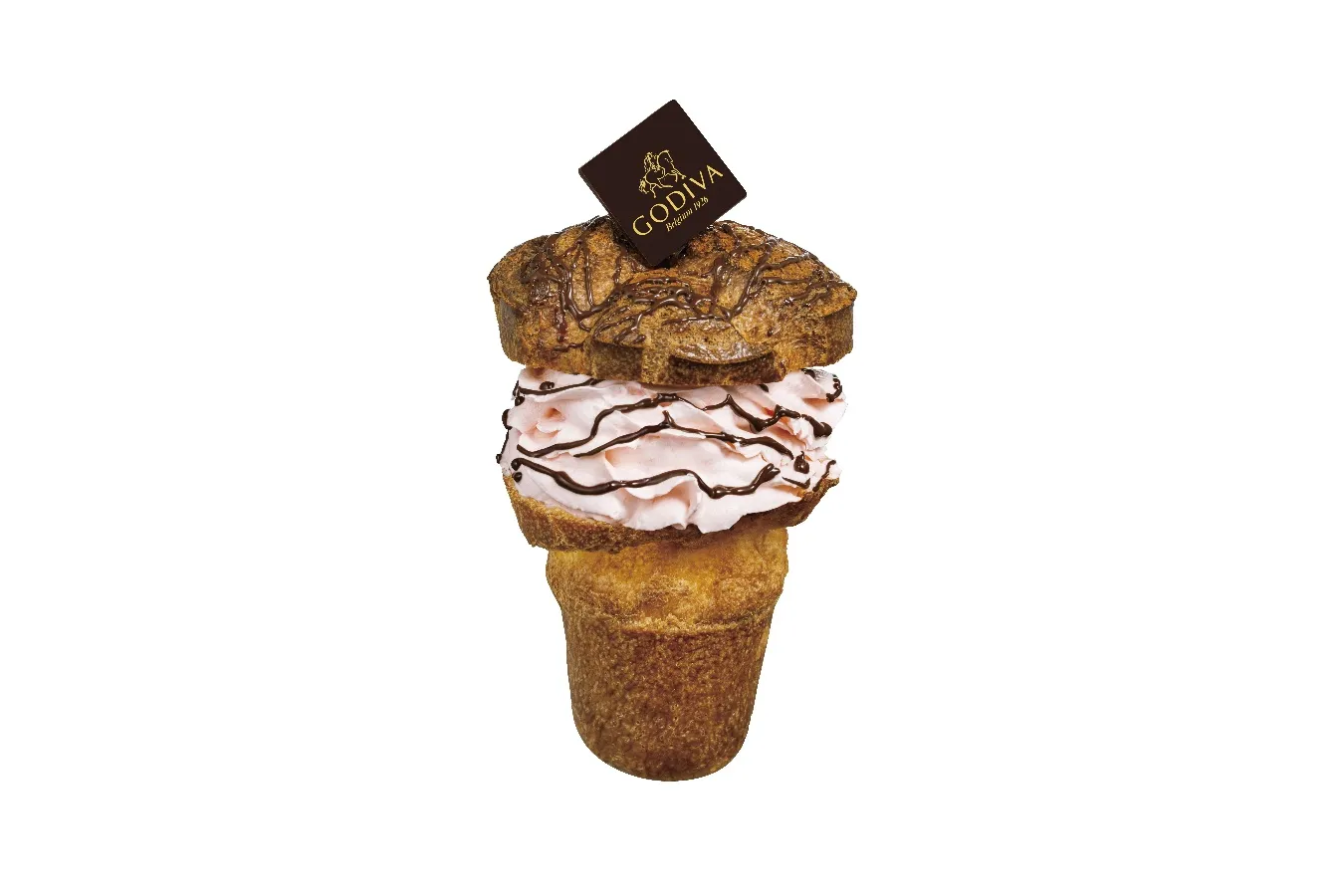 ▲シューソフトクリーム ストロベリー＆チョコレート