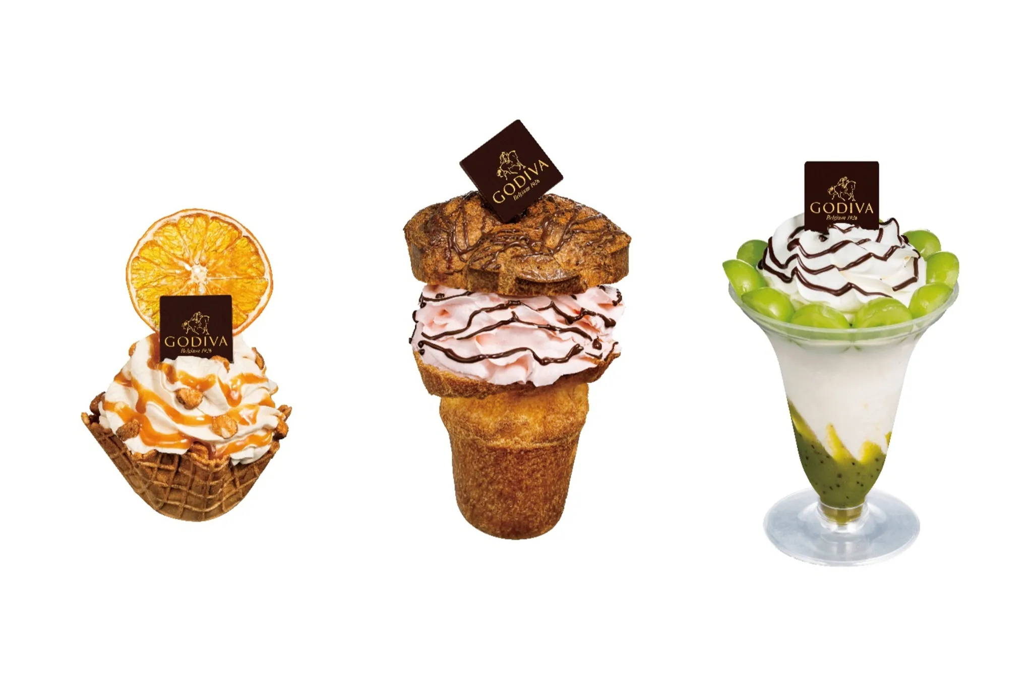 “キャラメル＆オレンジ”など新作ソフトクリームが登場！ゴディバ ラボラトリー 原宿より