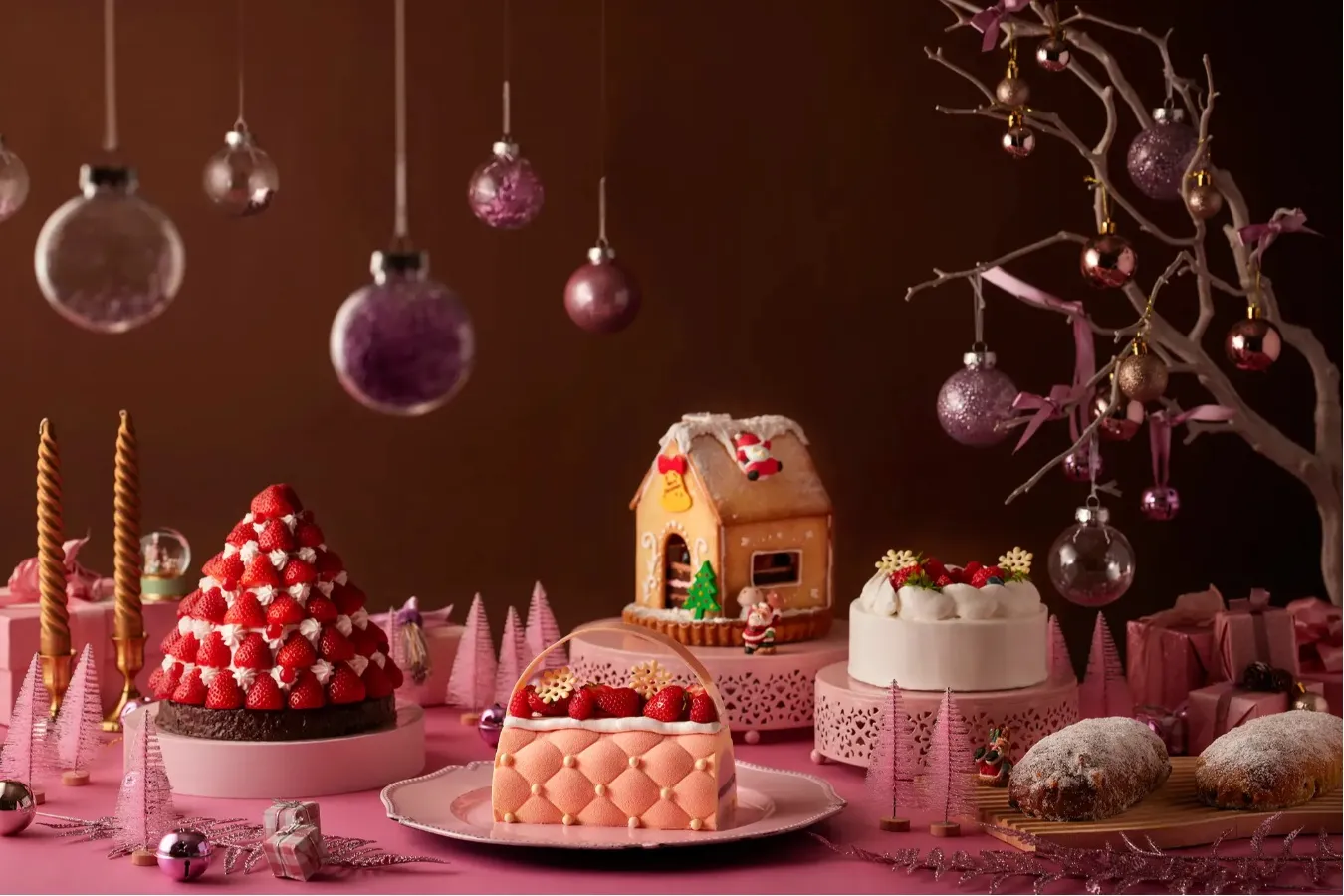 ミニバッグ型”のケーキも！25年クリスマスケーキが「グランド
