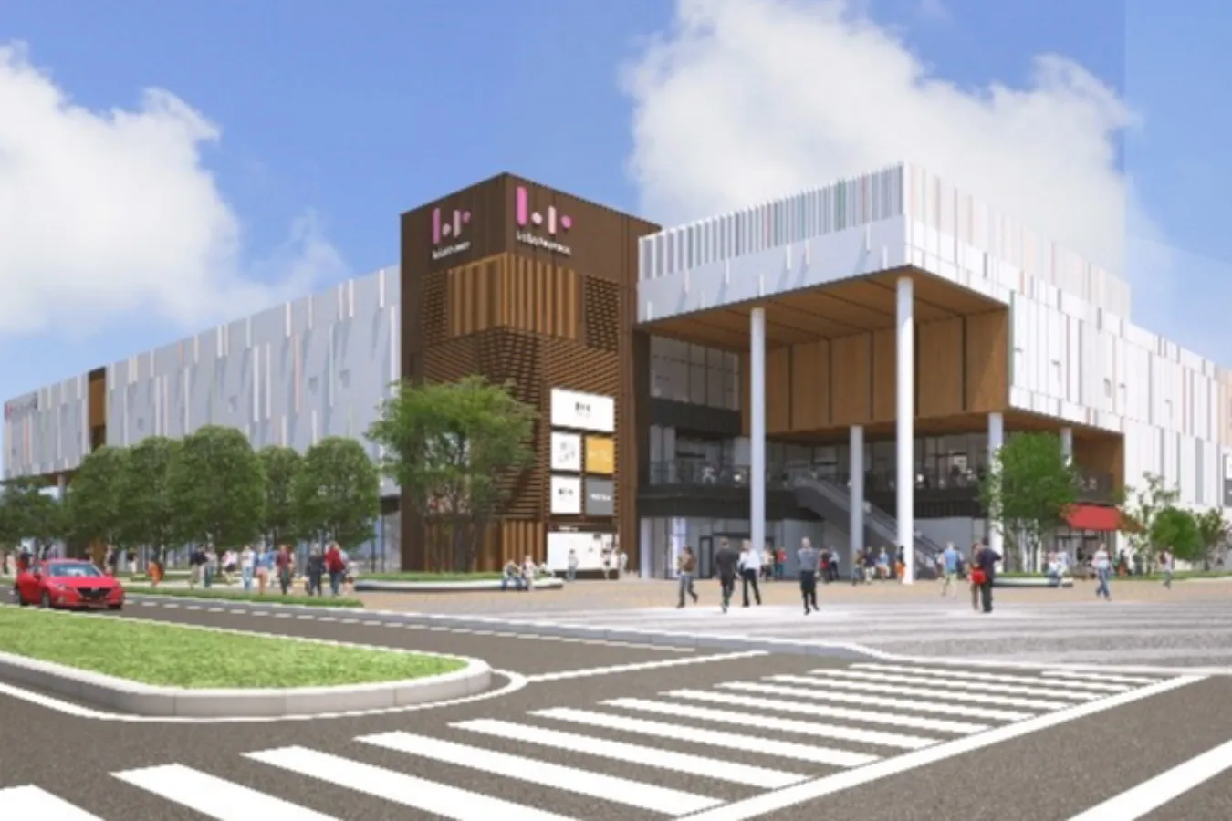 ▲「ららテラスHARUMI FLAG」外観イメージ