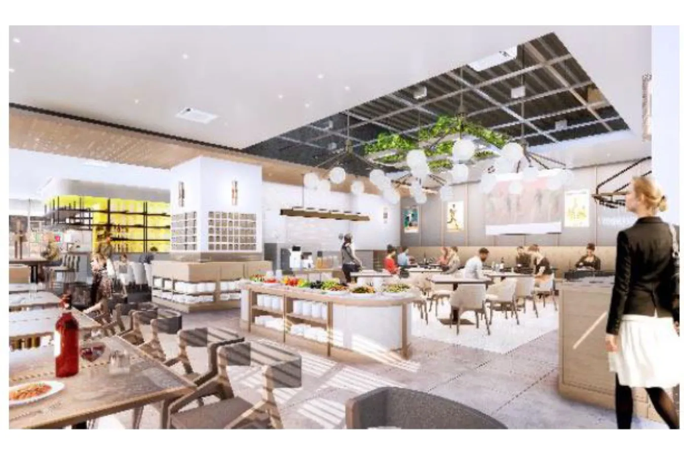 ▲Cafe & Restaurant CENTRALE　内観CG　©JOC/三井不動産レジデンシャル　※イメージ